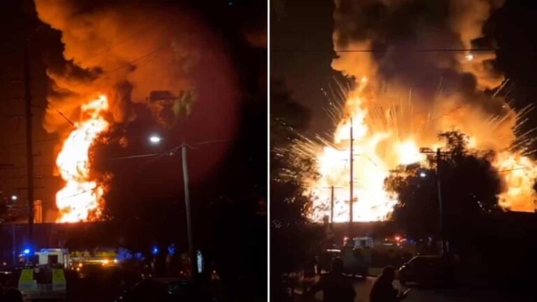 Urgent Fireball Erupts at Sydney Waste Facility, Injures Firefighters
